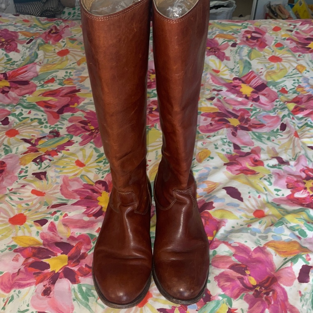Frye Brown Ankle Boots